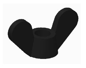 wing nut; Metric threads